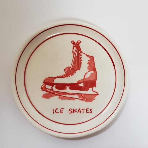 Molly Hatch Holiday Icon Plates Set/5 Appetizer Dessert 5" Anthropologie NWT - Picture 6 of 12